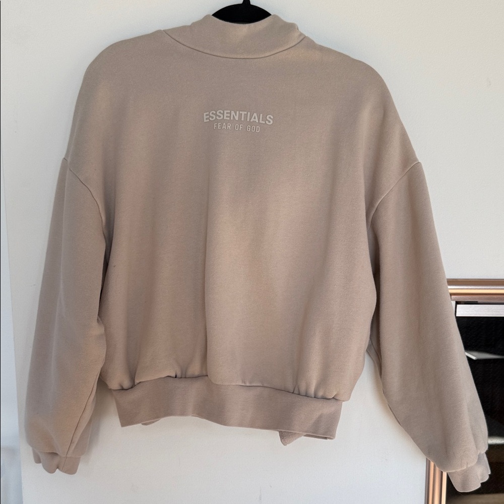 Fear of God Essentials Beige Sweater